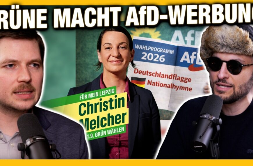 Grünen-Politikerin wirbt für AfD-Programm?! Deutschlandflagge & Nationalhymne!
