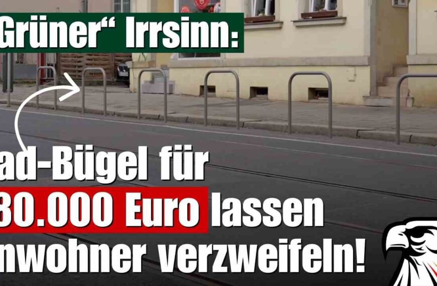 „Grüner“ Irrsinn: Rad-Bügel für 180.000 Euro lassen Anwohner verzweifeln!