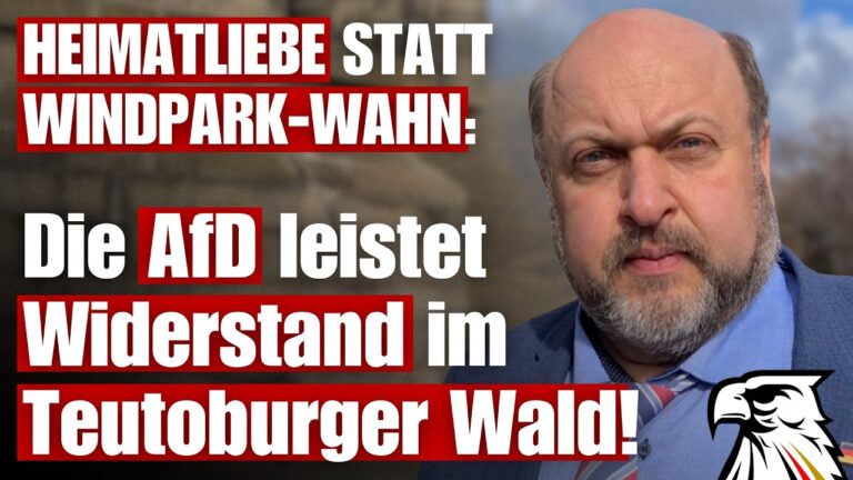Mehr über den Artikel erfahren HEIMATLIEBE STATT WINDPARK-WAHN: Die AfD leistet Widerstand im Teutoburger Wald!