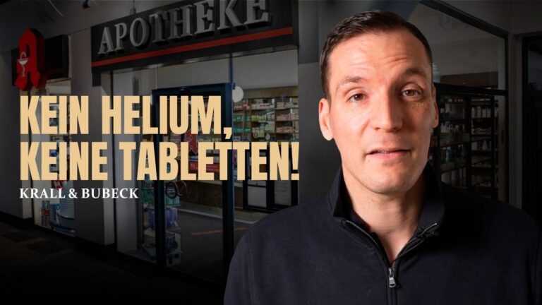 Mehr über den Artikel erfahren Helium-Krise: Warum dein Apotheker bald NICHTS mehr hat! | Krall & Bubeck