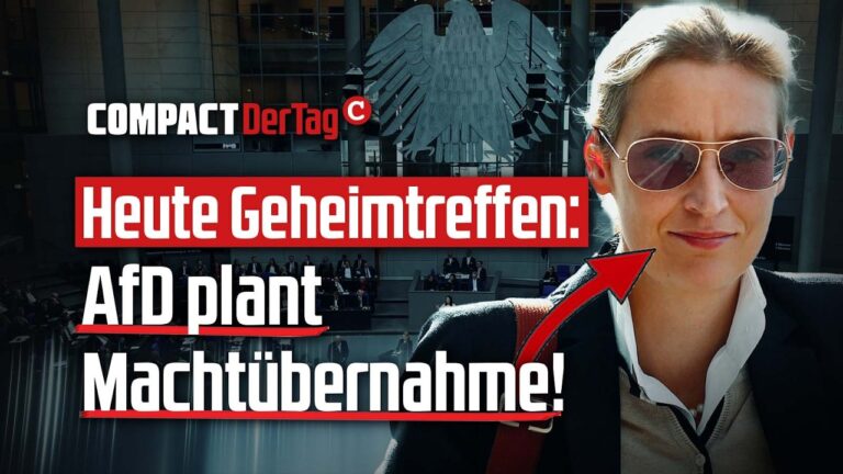 Mehr über den Artikel erfahren Heute Geheimtreffen: AfD plant Machtübernahme💥