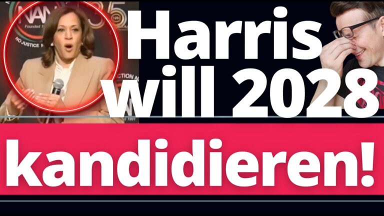 Mehr über den Artikel erfahren Ich brech weg: Kamala Harris will wieder Präsidentin werden!