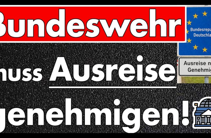 Jeder darf rein, Deutsche aber nur mit Genehmigung der Bundeswehr raus? Vorbereitung auf Krieg!
