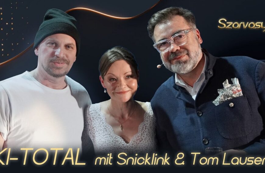 KI Total – Zwischen Realität und Simulation: Julia Szarvasy im Gespräch mit Tom Lausen und Snicklink