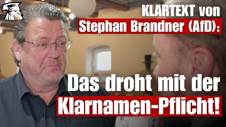 Mehr über den Artikel erfahren KLARTEXT von Stephan Brandner (AfD): Das droht mit der Klarnamen-Pflicht!