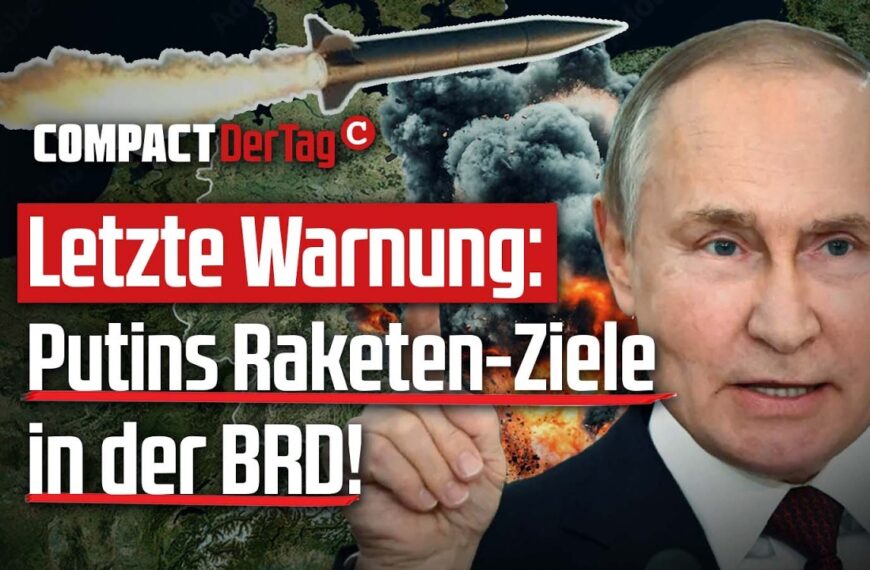 Letzte Warnung: Putins Raketen-Ziele in der BRD!💥