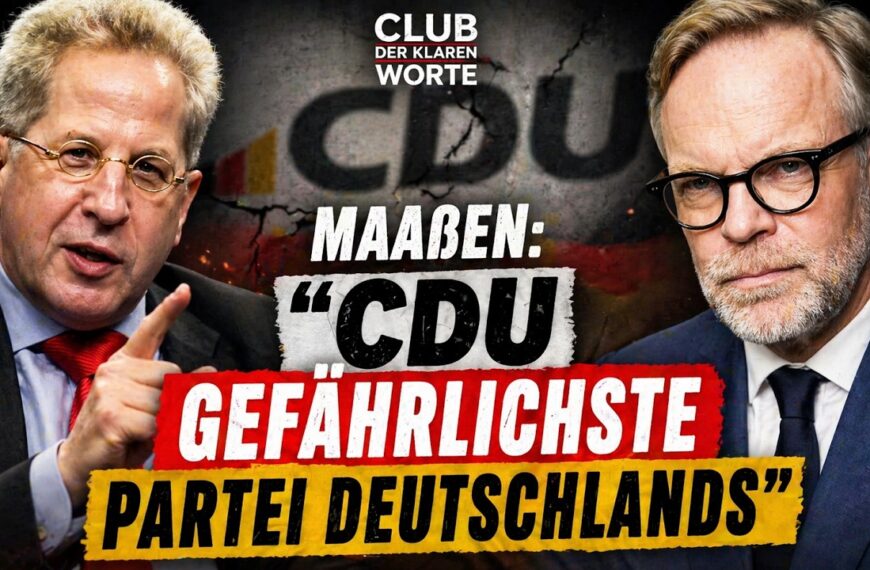 Maaßen: „Die CDU ist die gefährlichste Partei Deutschlands“. „Ich spreche mit der AfD.“