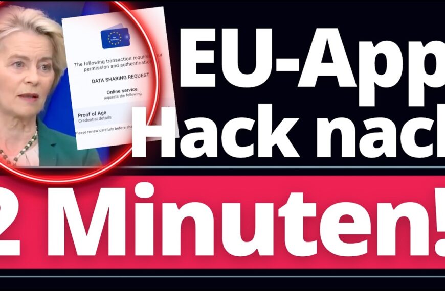 MEGA-GAU: Neue EU App für Altersverifikation wird in 2 Minuten gehacket!!