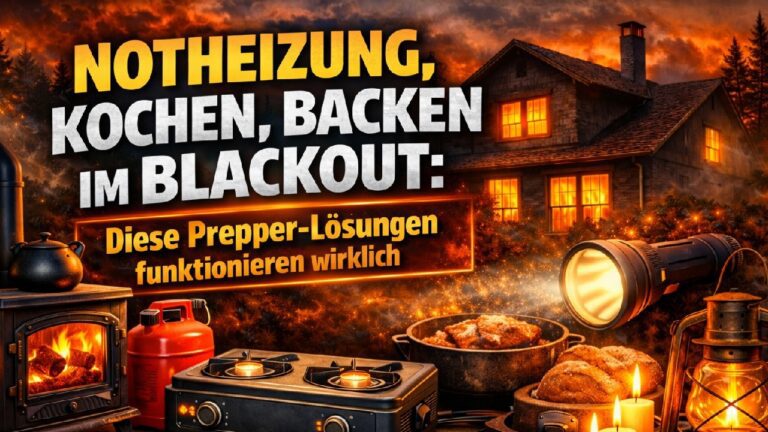 Mehr über den Artikel erfahren Notheizung, Kochen, Backen im Blackout: Diese Prepper-Lösungen funktionieren wirklich