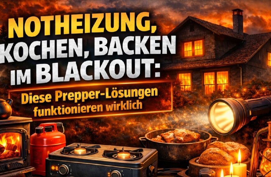 Notheizung, Kochen, Backen im Blackout: Diese Prepper-Lösungen funktionieren wirklich