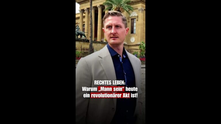 Mehr über den Artikel erfahren RECHTES LEBEN: Warum „Mann sein“ heute ein revolutionärer Akt ist!