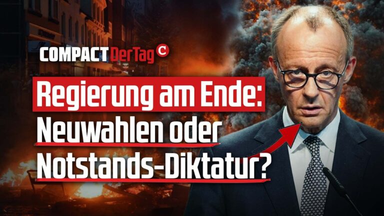 Mehr über den Artikel erfahren Regierung am Ende: Neuwahlen oder Notstands-Diktatur?💥