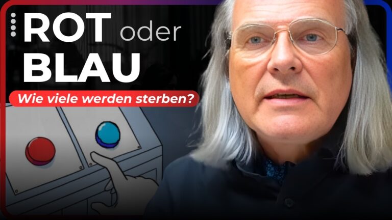Mehr über den Artikel erfahren Rot/blau Spiel: Retten Sie die Menschheit?