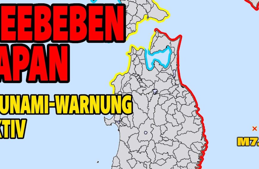 Seebeben Japan – Tsunami-Warnung aktiv