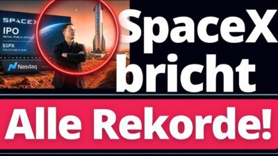 Mehr über den Artikel erfahren Sensation: SPACEX Börsengang wird alle Rekorde brechen! Aber VORSICHT!