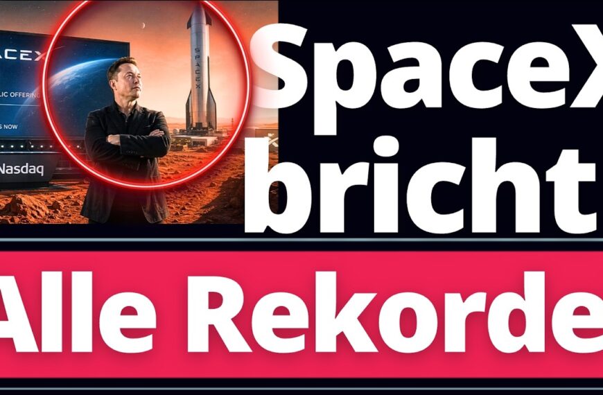 Sensation: SPACEX Börsengang wird alle Rekorde brechen! Aber VORSICHT!