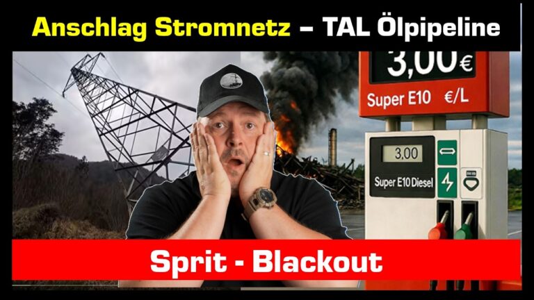 Mehr über den Artikel erfahren Sonder: Anschlag Stromnetz und Ölpipeline TAL- Sprit Blackout knapp entgangen