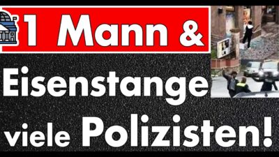 Mehr über den Artikel erfahren Sonneberg: Hinreichend polizeibekannter Mann randaliert mit Eisenstange und die Polizei ist hilflos!
