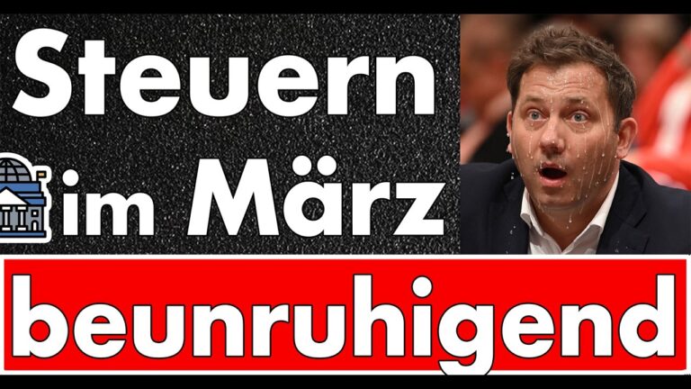 Mehr über den Artikel erfahren Steuereinnahmen im März: Durch Sondervermögen gestiegen ohne wären Sie gesunken! Gewerbe klappt weg!