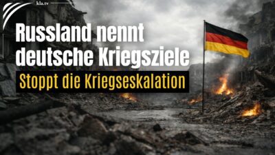 Mehr über den Artikel erfahren Stoppt die Kriegseskalation: EU provoziert Russland weiter und Russland nennt deutsche Kriegsziele