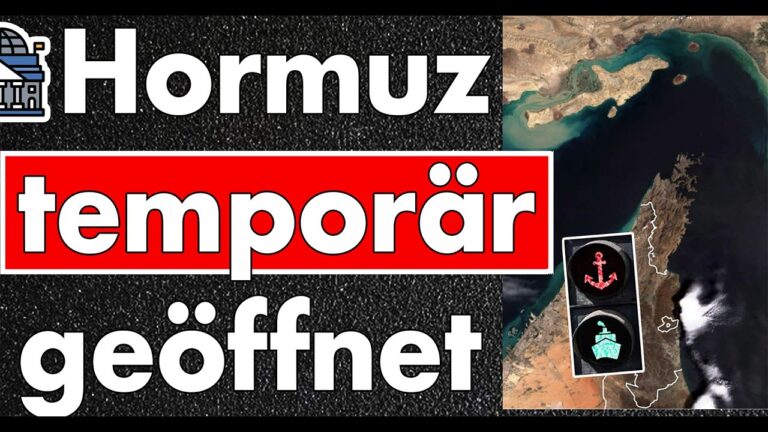 Mehr über den Artikel erfahren Straße von Hormuz geöffnet, Iran weiterhin blockiert. Temporäre Lösung entlastet. Besuch im Ölhafen!