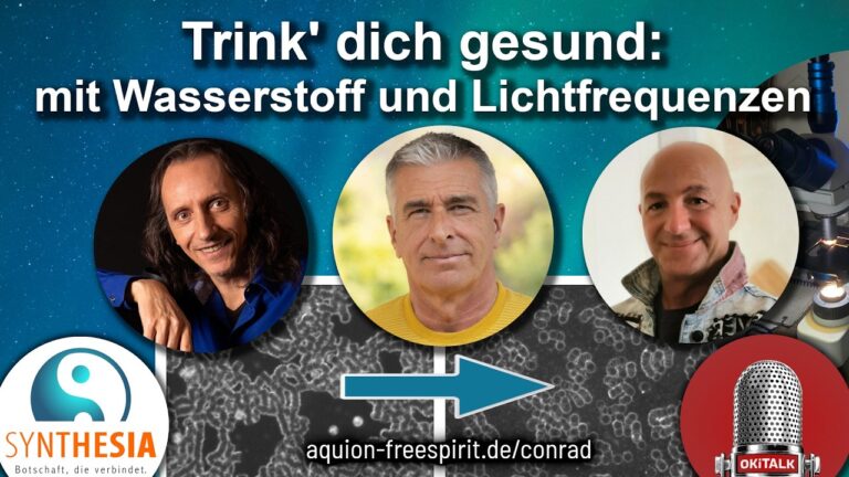 Mehr über den Artikel erfahren Trink‘ dich gesund: mit Wasserstoff und Lichtfrequenzen