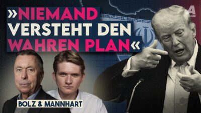 Mehr über den Artikel erfahren Trumps skurriler Deal, Merz‘ verheerendes Geständnis und der Mythos Wolf – Bolz & Mannhart