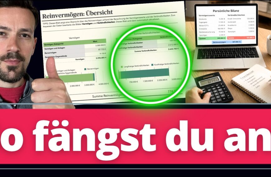 Übernehme die Kontrolle deiner Finanzen! Sparen, Arbeiten, Investieren!