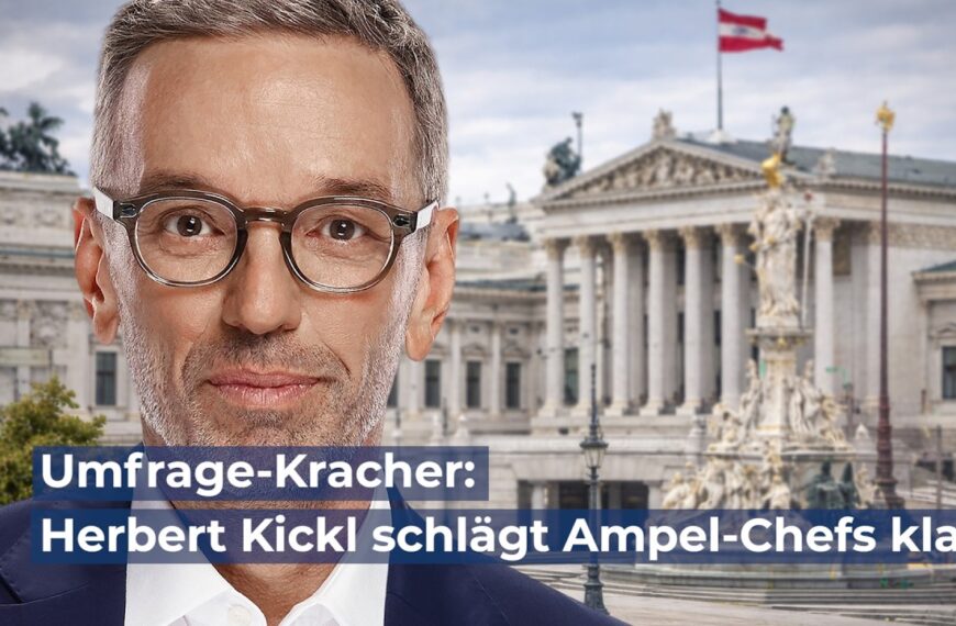 Umfrage-Kracher: Herbert Kickl schlägt Ampel-Chefs klar!