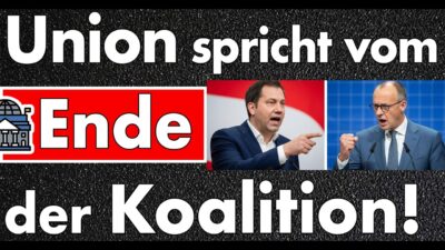 Mehr über den Artikel erfahren Union gegen SPD? Öffentliche Kritik an der Koalition? Der Anfang vom Ende! Es wird aber noch dauern!