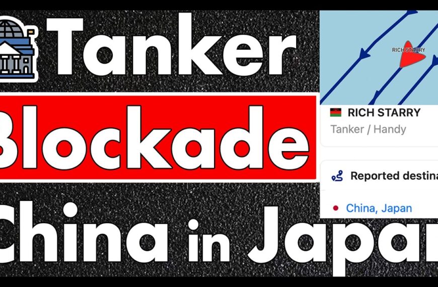 USA blockieren China-Tanker? Dumm, wenn China der Ort in Japan ist und nicht das Land!