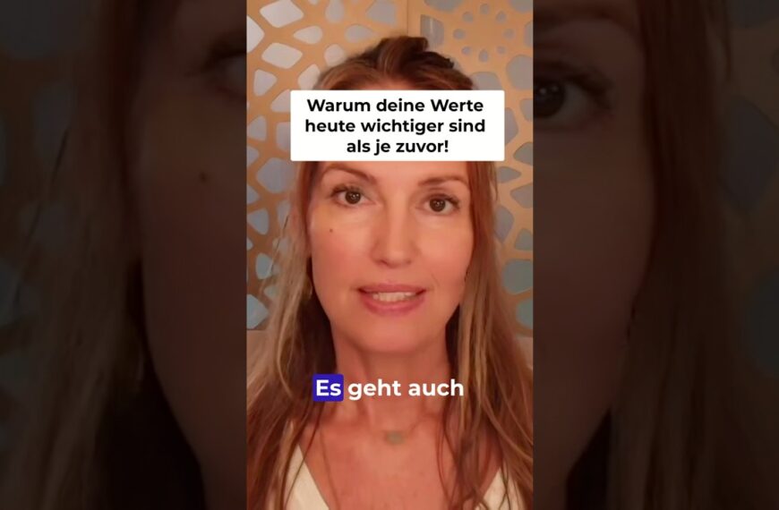 Werte & Authentizität: Deine wichtigste Botschaft heute #shorts