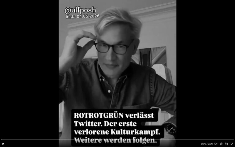 Mehr über den Artikel erfahren WELT-Herausgeber über die Entscheidung der Links-Grün-Roten, Twitter (X) zu verlassen
