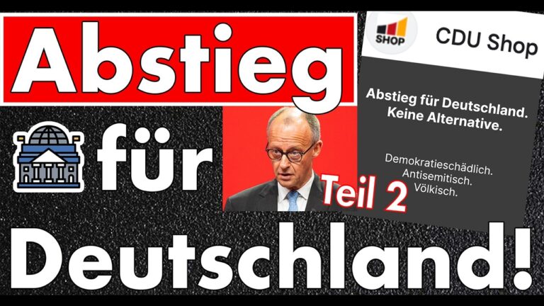 Mehr über den Artikel erfahren Abstieg für Deutschland: CDU gibt schlechten Verlierer – Der Schmutzkampagne 2. Teil!