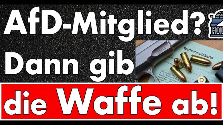 Mehr über den Artikel erfahren Absurder Erlass: AfD-Mitglieder gelten automatisch als gefährlich!