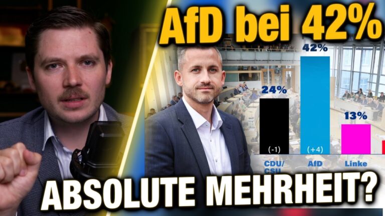 Mehr über den Artikel erfahren AfD baut Vorsprung weiter aus! Kommt die absolute Mehrheit in Sachsen-Anhalt?