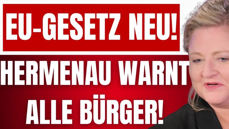 Mehr über den Artikel erfahren ANTJE HERMENAU warnt ALLE BÜRGER vor neuem EU-GESETZ! ÖRR schweigt! Wir verlieren unsere FREIHEIT!
