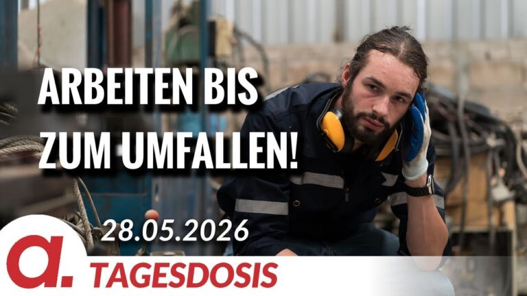 Mehr über den Artikel erfahren Arbeiten bis zum Umfallen! | Von Janine Beicht | Apolut