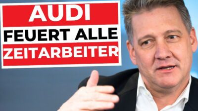 Mehr über den Artikel erfahren Audi wirft Arbeiter raus! | Deindustrialisierung & Massenkündigung