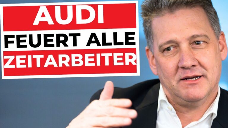 Mehr über den Artikel erfahren Audi wirft Arbeiter raus! | Deindustrialisierung & Massenkündigung