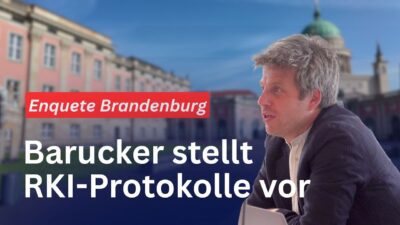 Mehr über den Artikel erfahren 🎯 Barucker stellt RKI-Protokolle vor