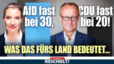 Mehr über den Artikel erfahren CDU am Boden, AfD auf Rekordkurs – Was das 30/20-Szenario für Deutschland bedeutet!