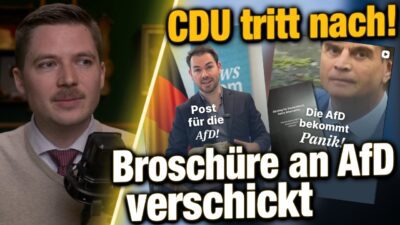Mehr über den Artikel erfahren CDU-Influencer legt bei Correctiv-Lüge nochmal nach! CDU verschickt Lügen-Broschüre an AfD