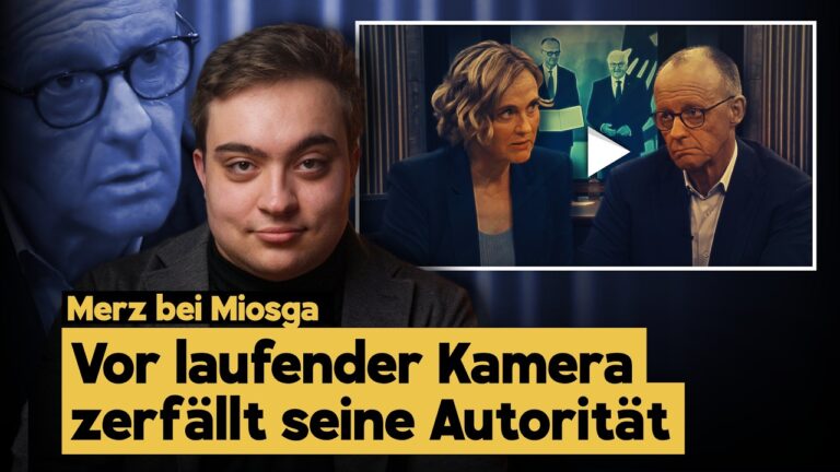 Mehr über den Artikel erfahren CDU „umbr*ngen“: Bei Miosga zeigt Merz, wie schlecht es um ihn steht