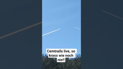 Mehr über den Artikel erfahren Cemtrails live, so krass wie noch nie‼️