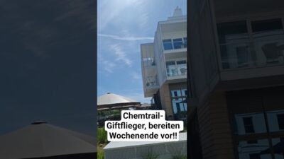 Mehr über den Artikel erfahren Chemtrail-Giftflieger, bereiten Wochenende vor‼️