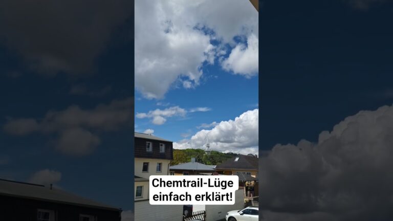Mehr über den Artikel erfahren Chemtrail-Lüge einfach erklärt!