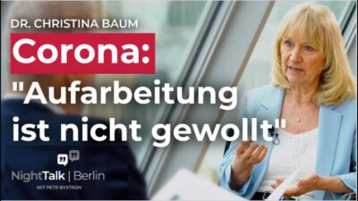 Mehr über den Artikel erfahren Christina Baum über politische Gefangene und Corona-Aufarbeitung | NightTalk mit Petr Bystron