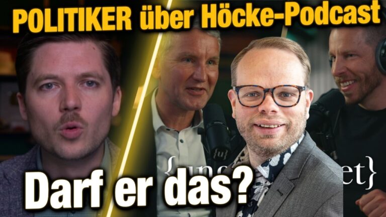 Mehr über den Artikel erfahren DAS denken Politiker über den HÖCKE-Podcast! FOCUS fragt nach: „Darf er das?“