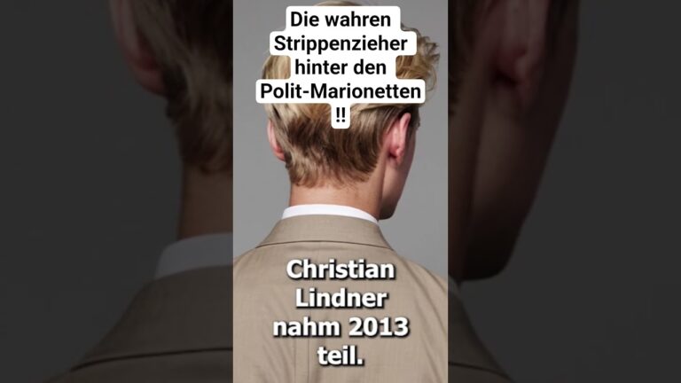 Mehr über den Artikel erfahren Die wahren Strippenzieher hinter den Polit-Marionetten‼️